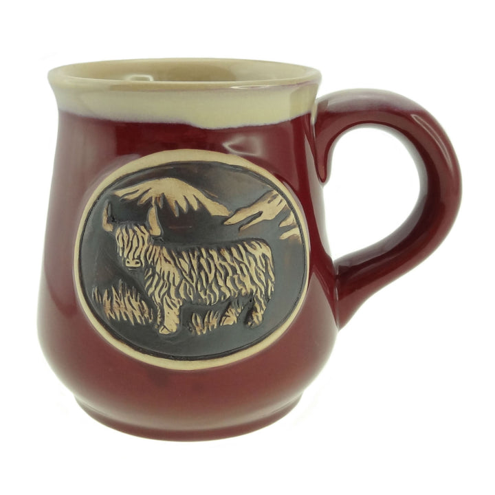 Stoneware Mug with Highland Cow