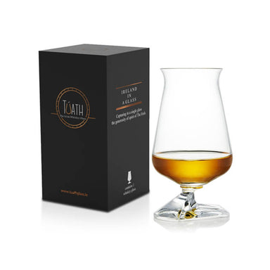 tuath whiskey glass with box