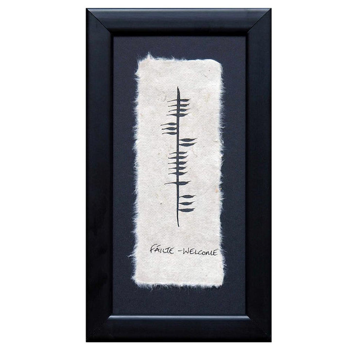 Framed Ogham Wish Pictures